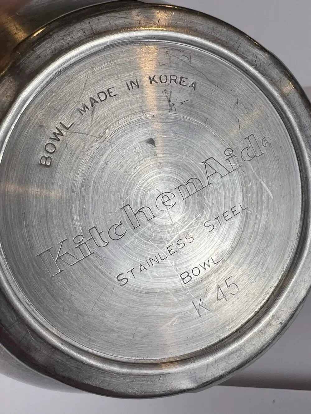 KitchenAid K45 Stainless Steel Stand Mixer Twist Lock Mixing Bowl Replacement